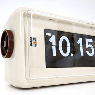 TWEMCO ALARM FLIP CLOCK AL-30 CREAM - DYKE & DEAN