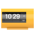 TWEMCO TABLE FLIP CLOCK AP-28 YELLOW - DYKE & DEAN