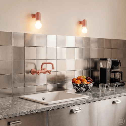 WALL ARM CERAMIC LIGHT PINK - DYKE & DEAN