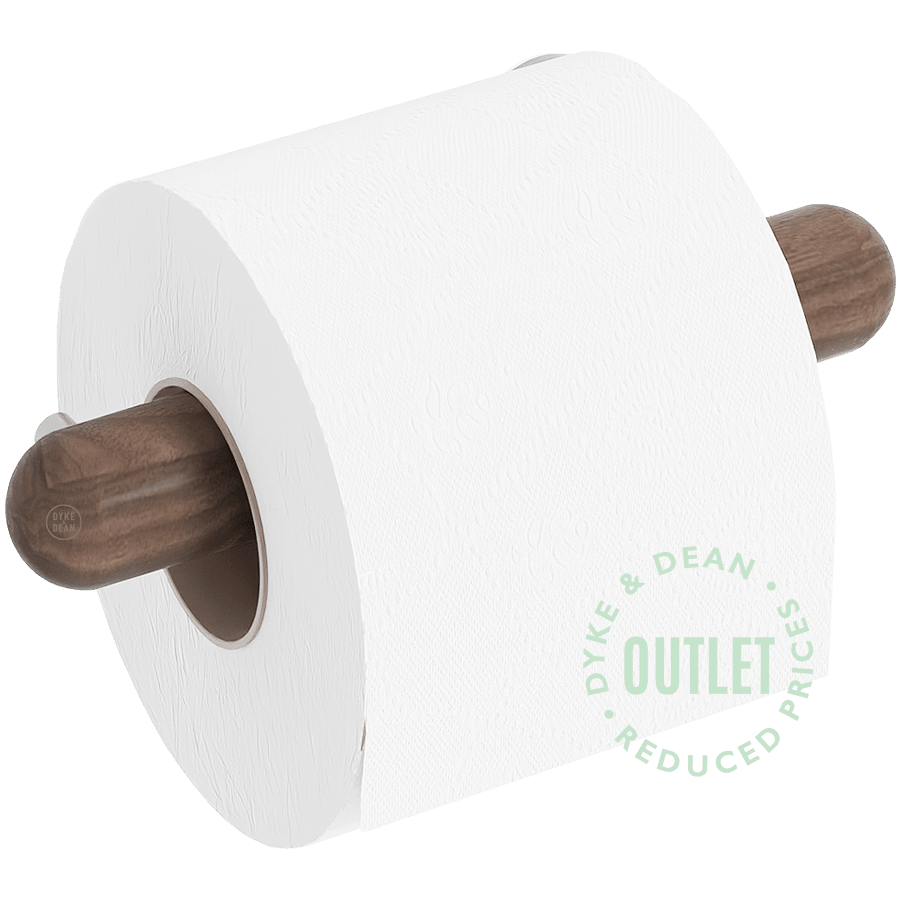 WALNUT YOKU TOILET ROLL HOLDER OUTLET - DYKE & DEAN