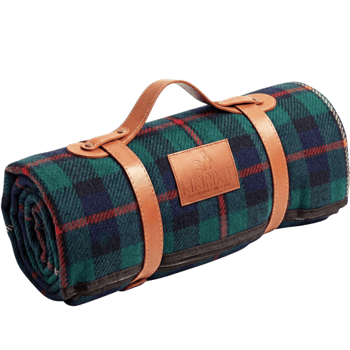 WATERPROOF TRAVEL NAVY PICNIC BLANKET - DYKE & DEAN