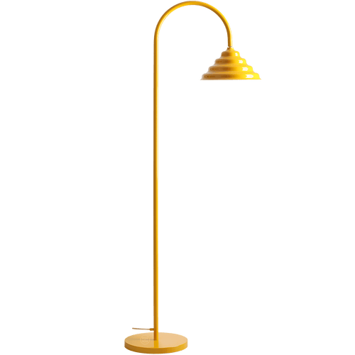 WAVE ARCH LIGHT FLOOR LAMP YELLOW - DYKE & DEAN