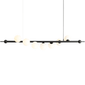 WAVE GLOBE PENDANT SHADE LIGHTS BLACK - DYKE & DEAN