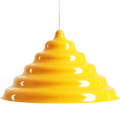 WAVE HANGING PENDANT LIGHT YELLOW XL - DYKE & DEAN