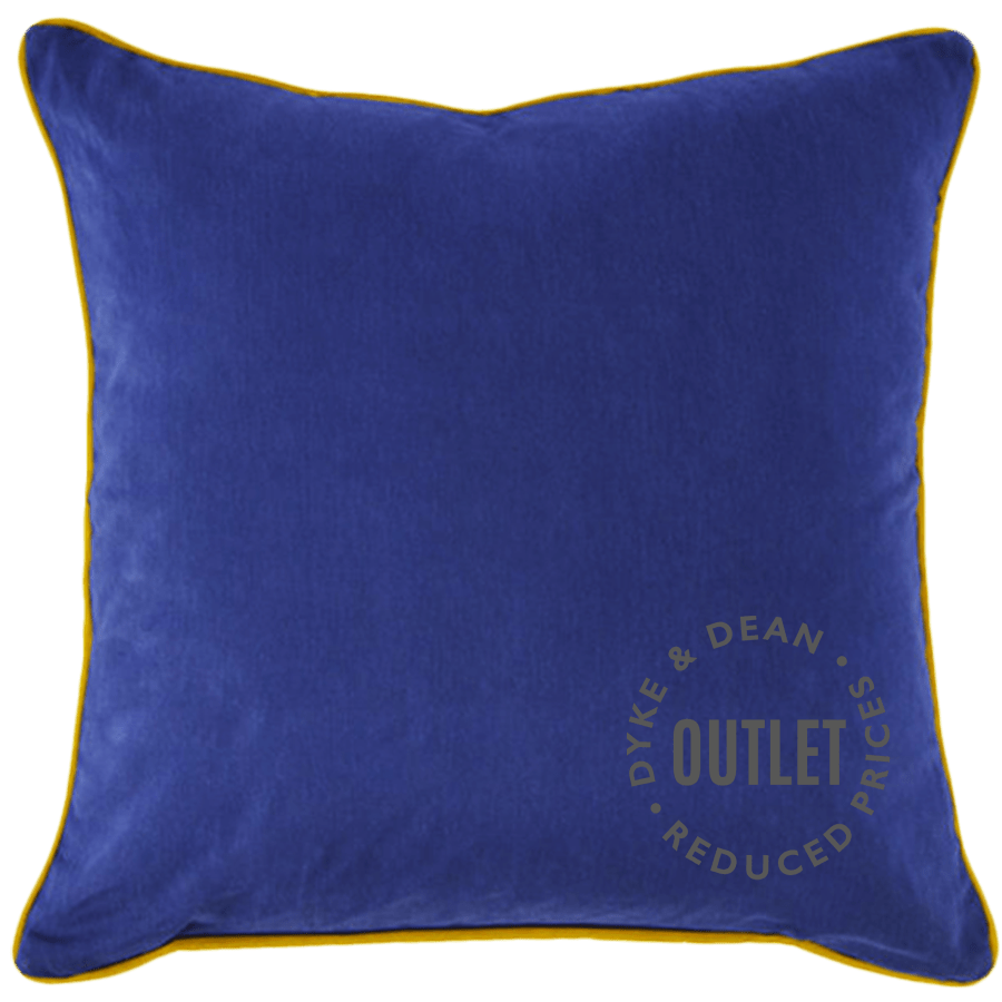 WHITE AND BLUE TERRAZZO SQUARE CUSHION OUTLET - DYKE & DEAN