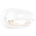 WHITE PORCELAIN BULKHEAD LAMP - DYKE & DEAN