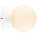 WHITE PORCELAIN GLOBE WATERPROOF WALL LIGHT - DYKE & DEAN