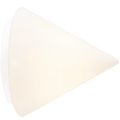 WHITE PYRAMID GLASS LIGHT LARGE - DYKE & DEAN