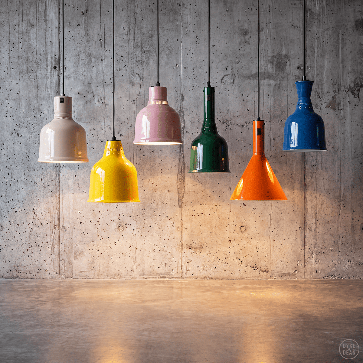 WHITE STAY HOT HEAT LAMP PENDANT TRATTORIA 1223 - DYKE & DEAN