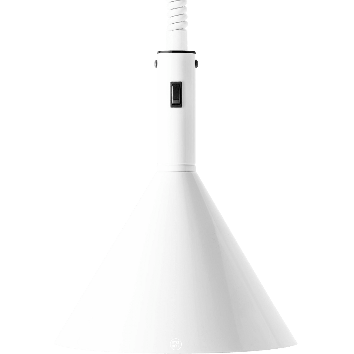 WHITE STAY HOT HEAT LAMP PENDANT TRATTORIA 1223 - DYKE & DEAN