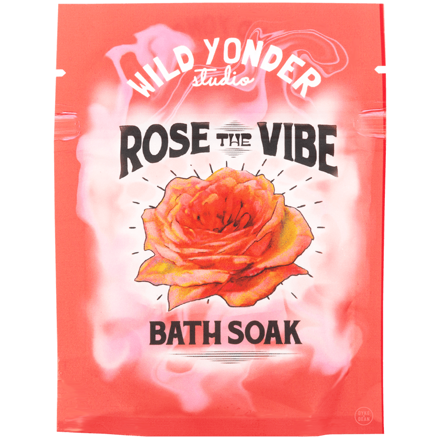 WILD YONDER BOTANICALS ROSE THE VIBE BATH SOAK - DYKE & DEAN