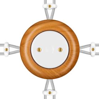WOODEN PORCELAIN SURFACE MOUNTED PADELUS JUNCTION BOX - DYKE & DEAN