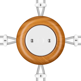 WOODEN PORCELAIN SURFACE MOUNTED PADELUS JUNCTION BOX - DYKE & DEAN