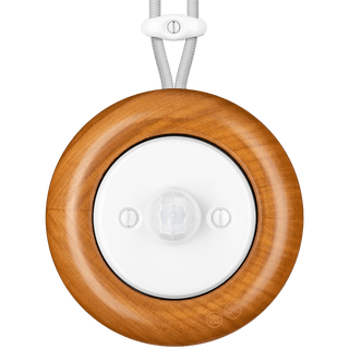 WOODEN PORCELAIN SURFACE MOUNTED PADELUS SOCKET MOTION SENSOR - DYKE & DEAN