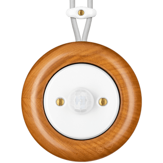 WOODEN PORCELAIN SURFACE MOUNTED PADELUS SOCKET MOTION SENSOR - DYKE & DEAN