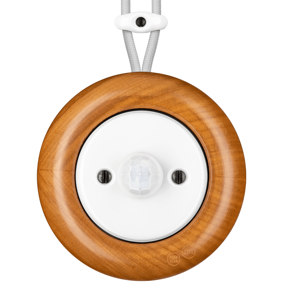 WOODEN PORCELAIN SURFACE MOUNTED PADELUS SOCKET MOTION SENSOR - DYKE & DEAN