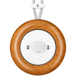 WOODEN PORCELAIN SURFACE MOUNTED PADELUS SOCKET MOTION SENSOR - DYKE & DEAN