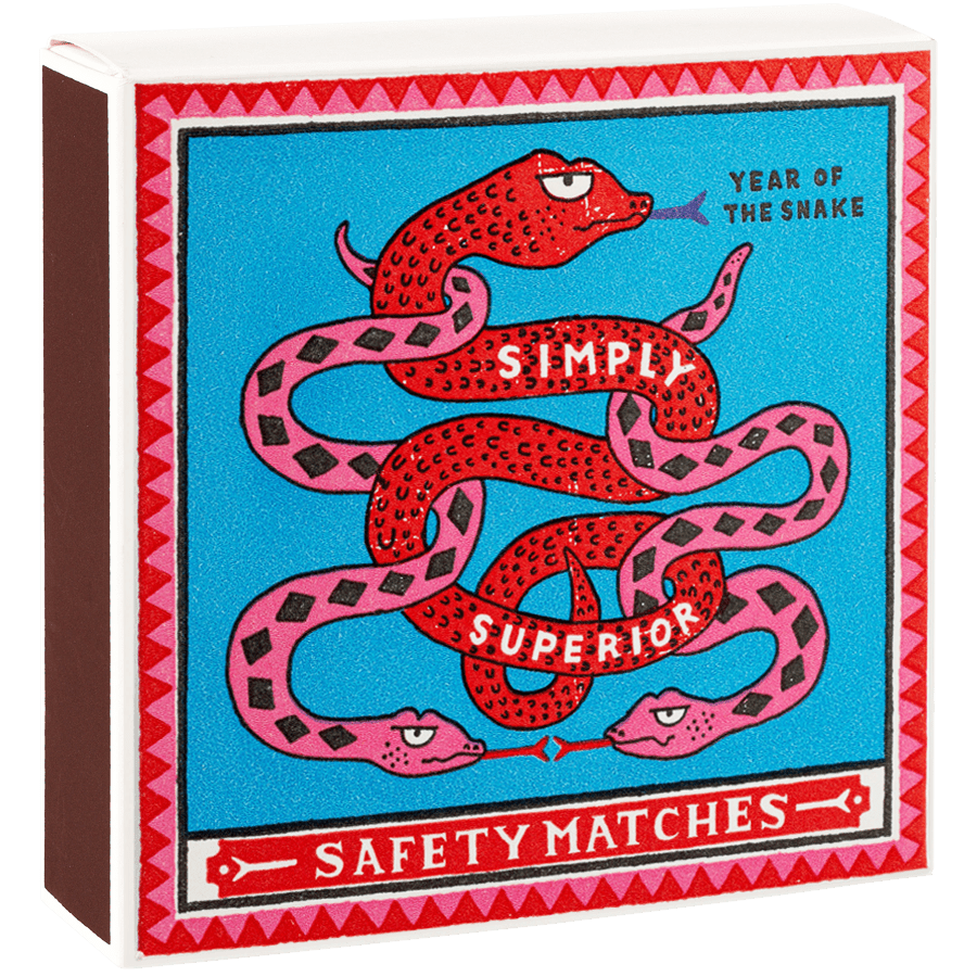 YEAR OF THE SNAKE LUXURY SAFETY MATCHES - DYKE & DEAN