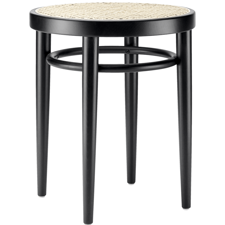 214 RH THONET CANE STOOL - DYKE & DEAN