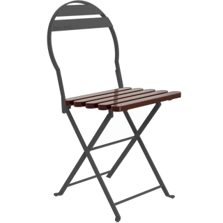 ADICO 404 FOLDING CHAIR MAHOGANY - DYKE & DEAN