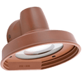 ANGLED OUTDOOR WALL SHADE BROWN - DYKE & DEAN