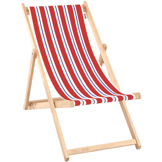 ARMLESS DECK CHAIR STRIPED COLOURS - DYKE & DEAN