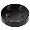 BLACK 4 WAY CABLE CEILING ROSE - DYKE & DEAN