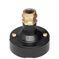 BLACK CONDUIT BRASS CABLE GLAND - DYKE & DEAN