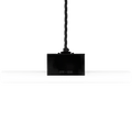 BLACK PEG TUBE PENDANT - DYKE & DEAN