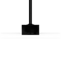 BLACK PEG TUBE PENDANT FIXED CONDUIT - DYKE & DEAN