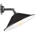 BLACK SMALL CONE SHADE WALL LAMP - WALL LIGHTS - DYKE & DEAN  - Homewares | Lighting | Modern Home Furnishings
