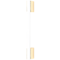 BRASS PEG TUBE BULB DOUBLE MOUNT 500 - DYKE & DEAN