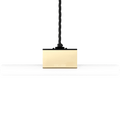 BRASS PEG TUBE PENDANT - DYKE & DEAN