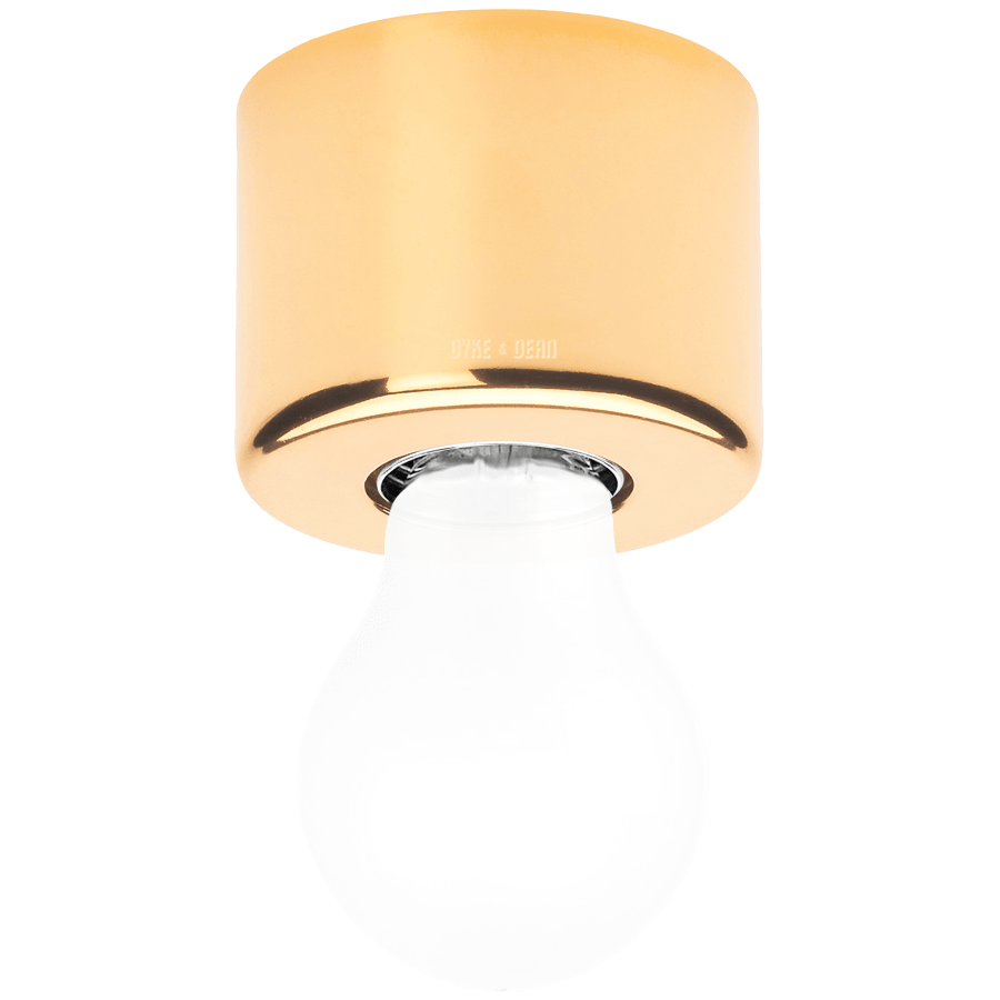 BRASS REFLECTOR LAMP - DYKE & DEAN