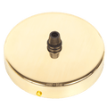 BRASS SINGLE CEILING ROSE - DYKE & DEAN