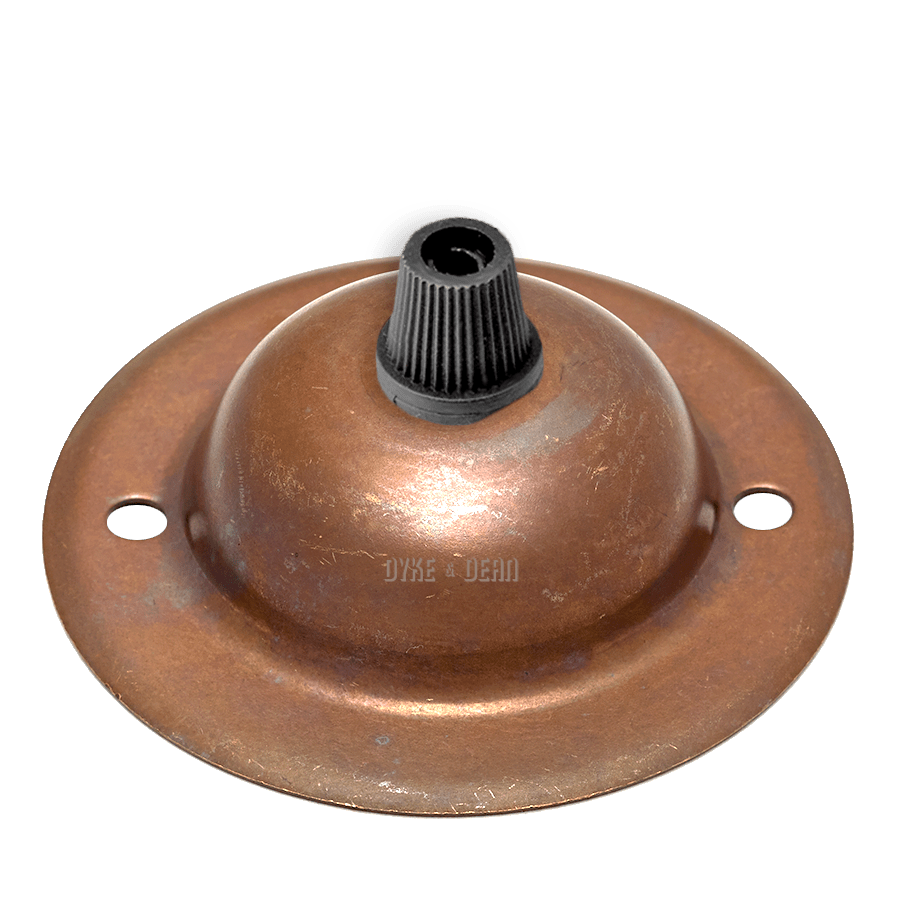 BRONZE EFFECT MINI METAL CEILING ROSE - DYKE & DEAN