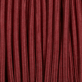 BURGUNDY ROUND FABRIC CABLE - DYKE & DEAN