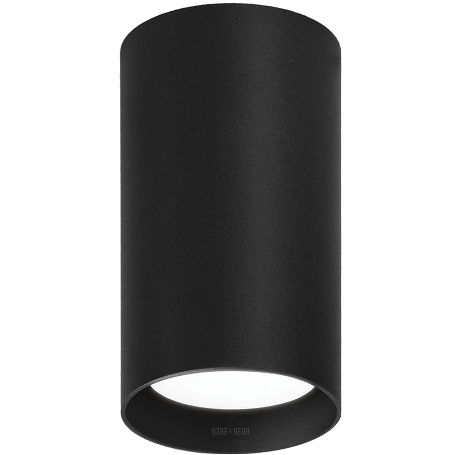 CEILING CYLINDER SPOT LAMP BLACK - DYKE & DEAN