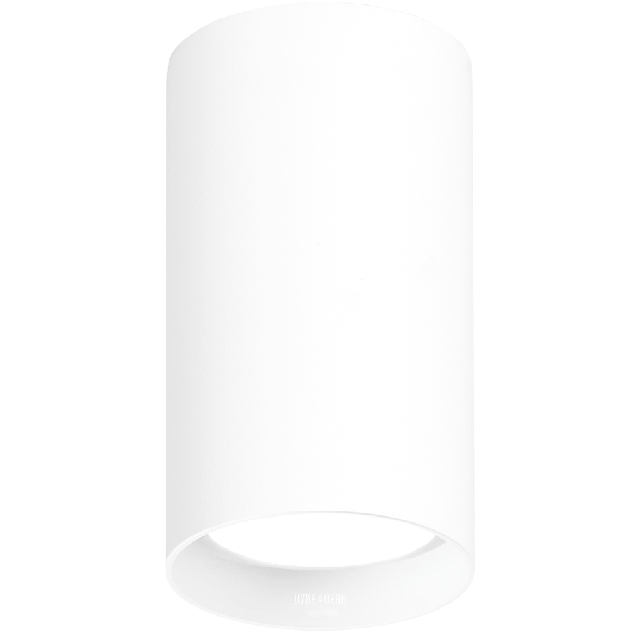 CEILING CYLINDER SPOT LAMP WHITE - DYKE & DEAN