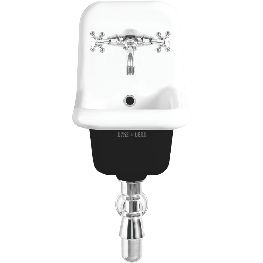 CERAMIC MOUNTED NARROW SINK - DYKE & DEAN