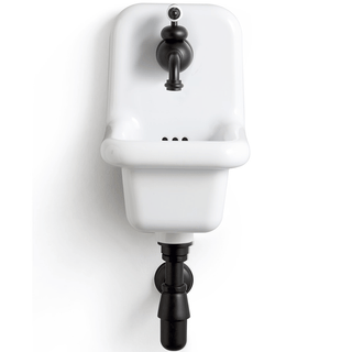 CERAMIC MOUNTED NARROW SINK - DYKE & DEAN