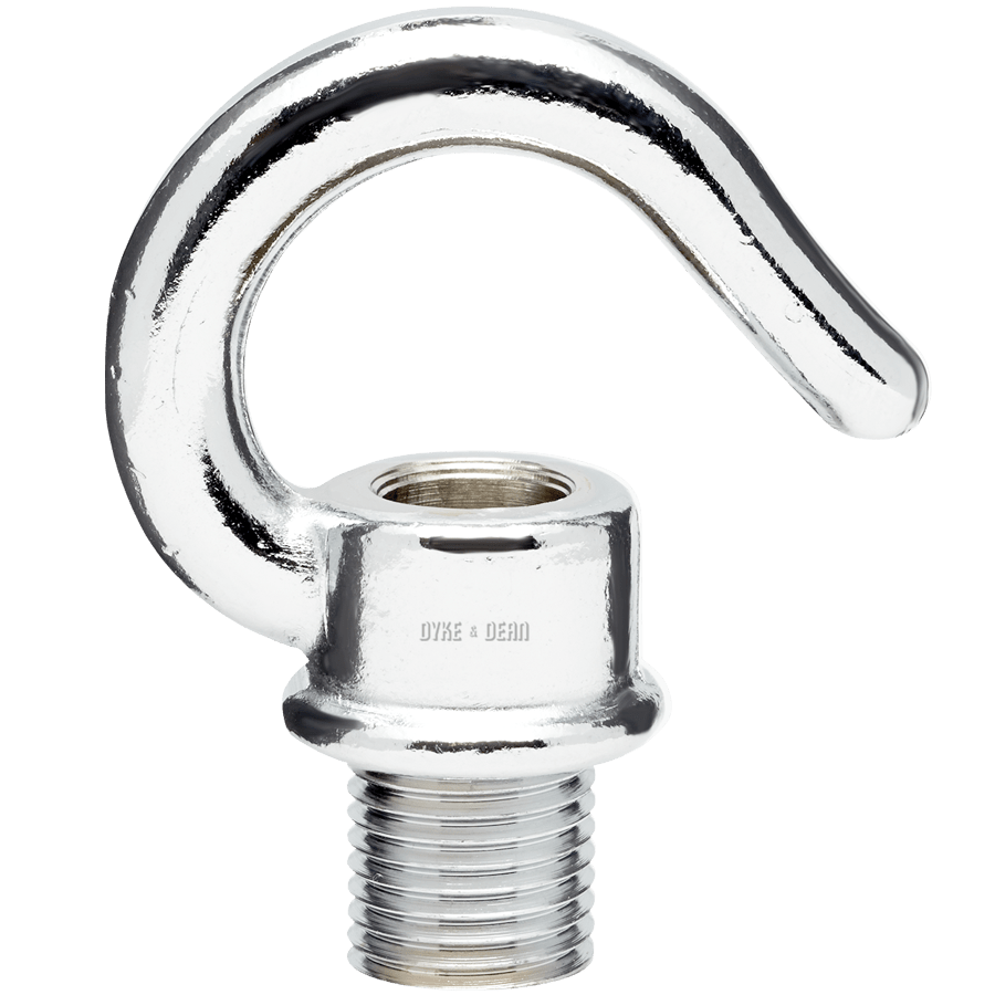 CHROME BULB HOLDER HOOK M10 - DYKE & DEAN