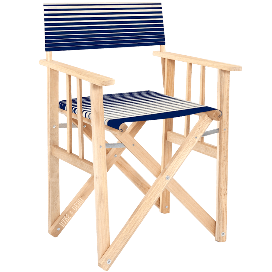 CLASSIC DIRECTOR CHAIR STRIPED COLOURS - DYKE & DEAN