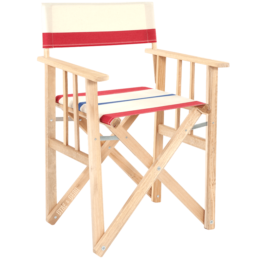 CLASSIC DIRECTOR CHAIR STRIPED COLOURS - DYKE & DEAN