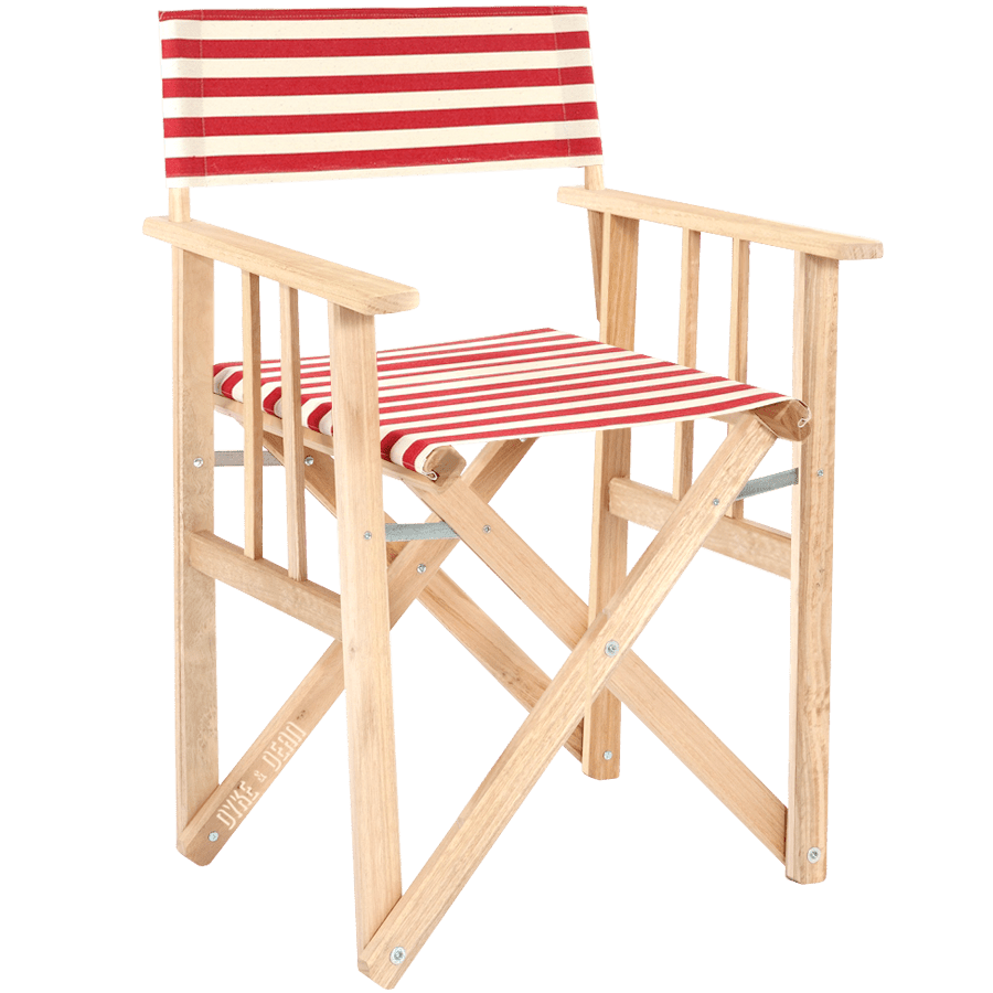 CLASSIC DIRECTOR CHAIR STRIPED COLOURS - DYKE & DEAN