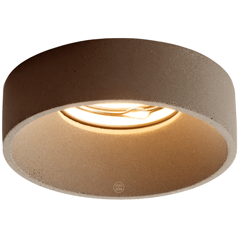 CONCRETE CEILING MOUNTED SPOT LIGHT - DYKE & DEAN