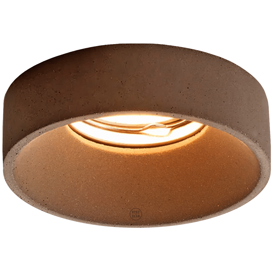 CONCRETE CEILING MOUNTED SPOT LIGHT - DYKE & DEAN