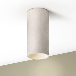 CONCRETE CYLINDER CEILING DOVE GREY - DYKE & DEAN