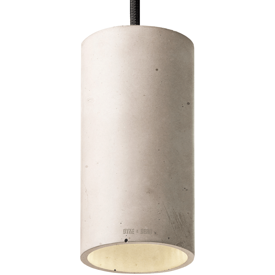 CONCRETE CYLINDER PENDANTS SHORT - DYKE & DEAN