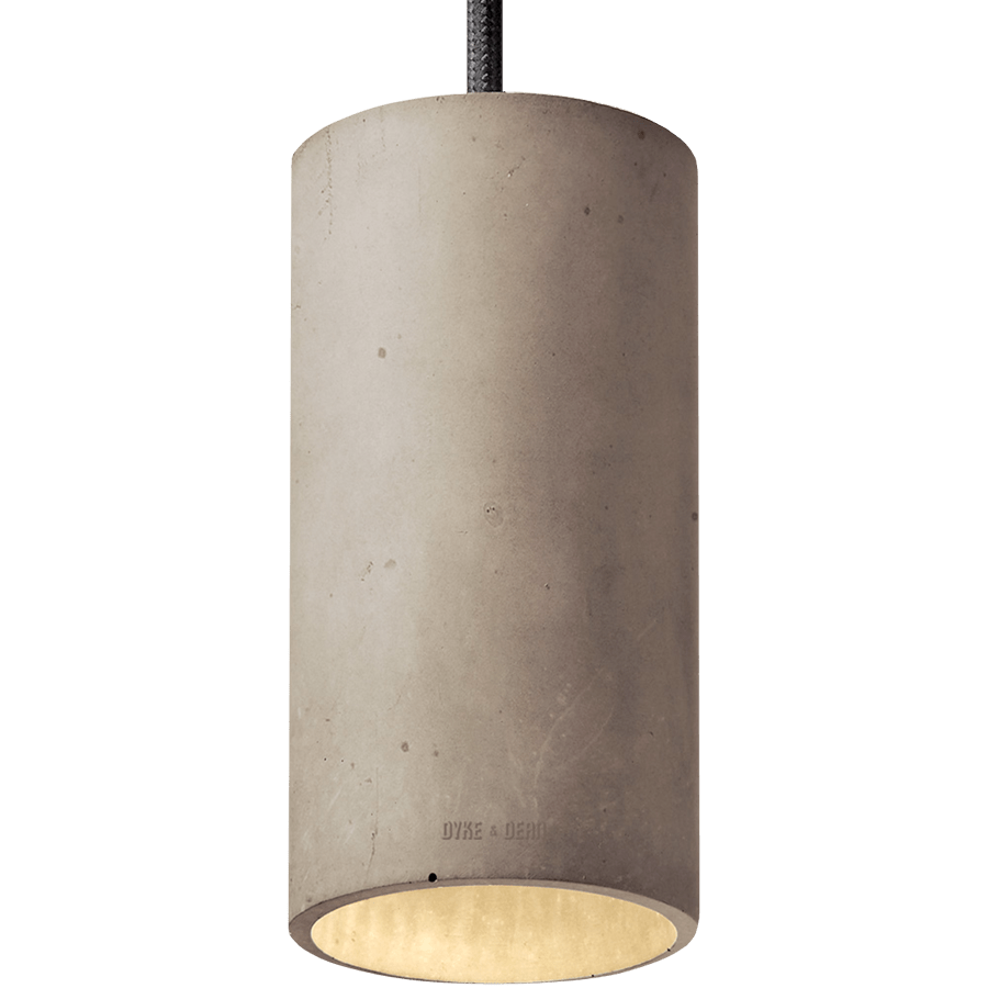 CONCRETE CYLINDER PENDANTS SHORT - DYKE & DEAN